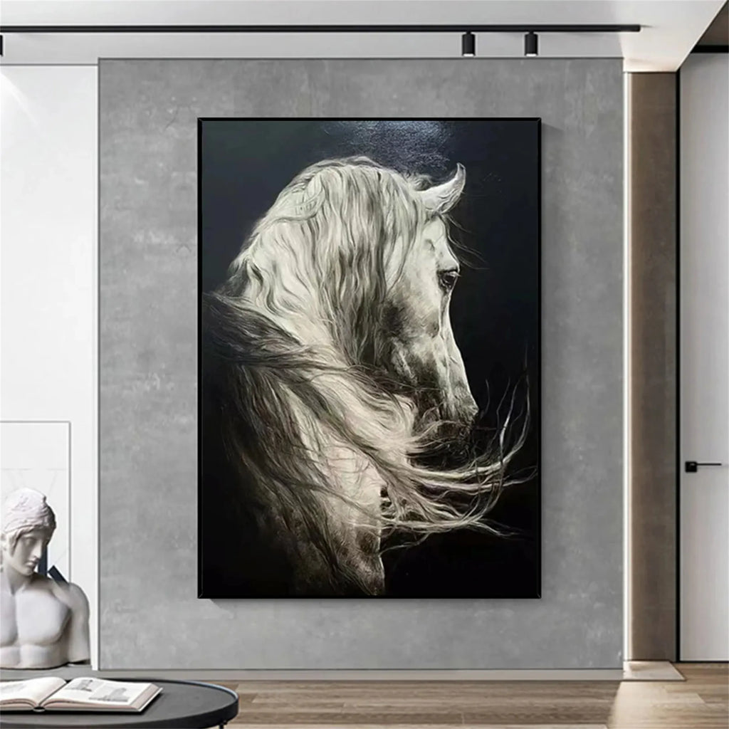 Horse-Inspired Canvas Painting