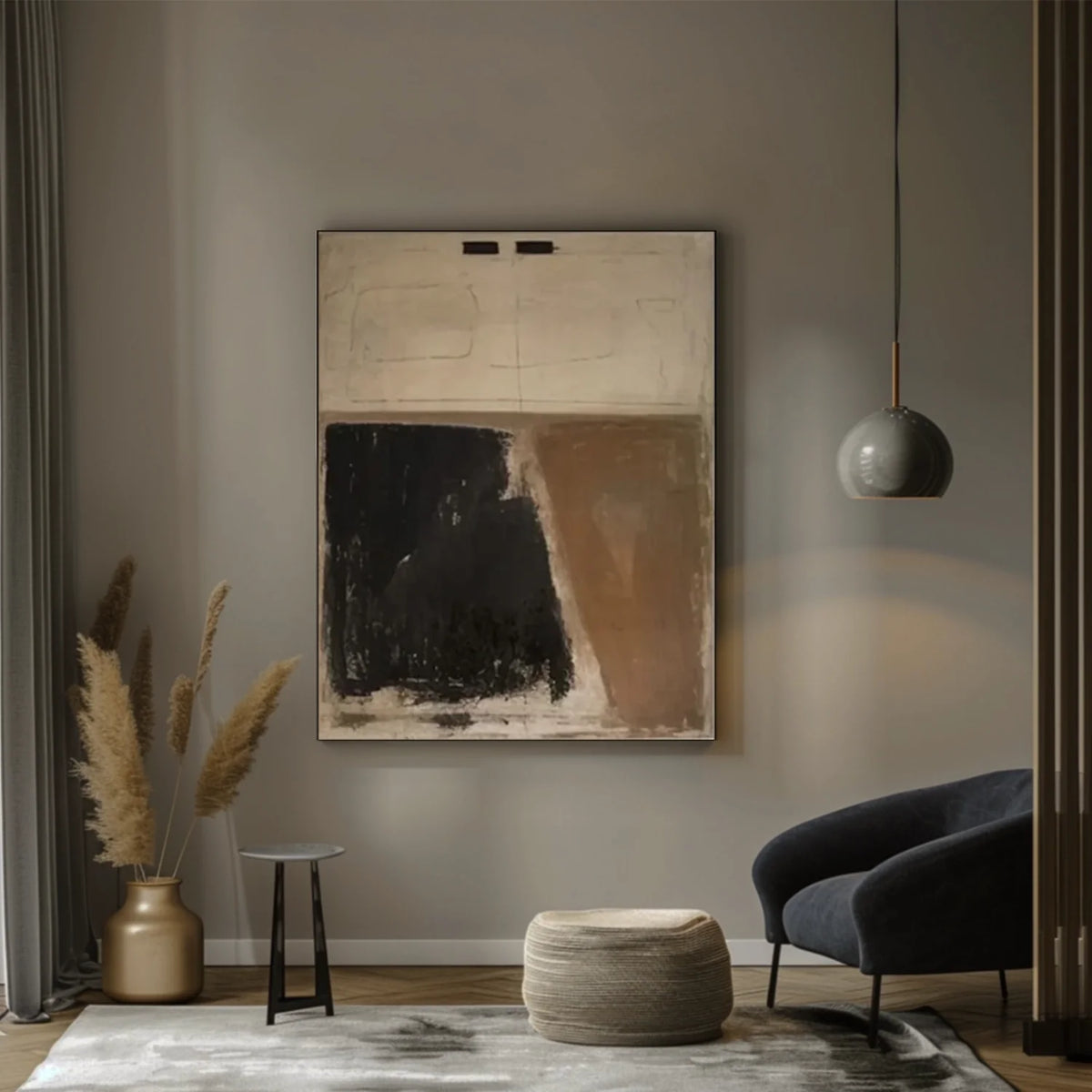 Stylish Abstract Canvas Painting