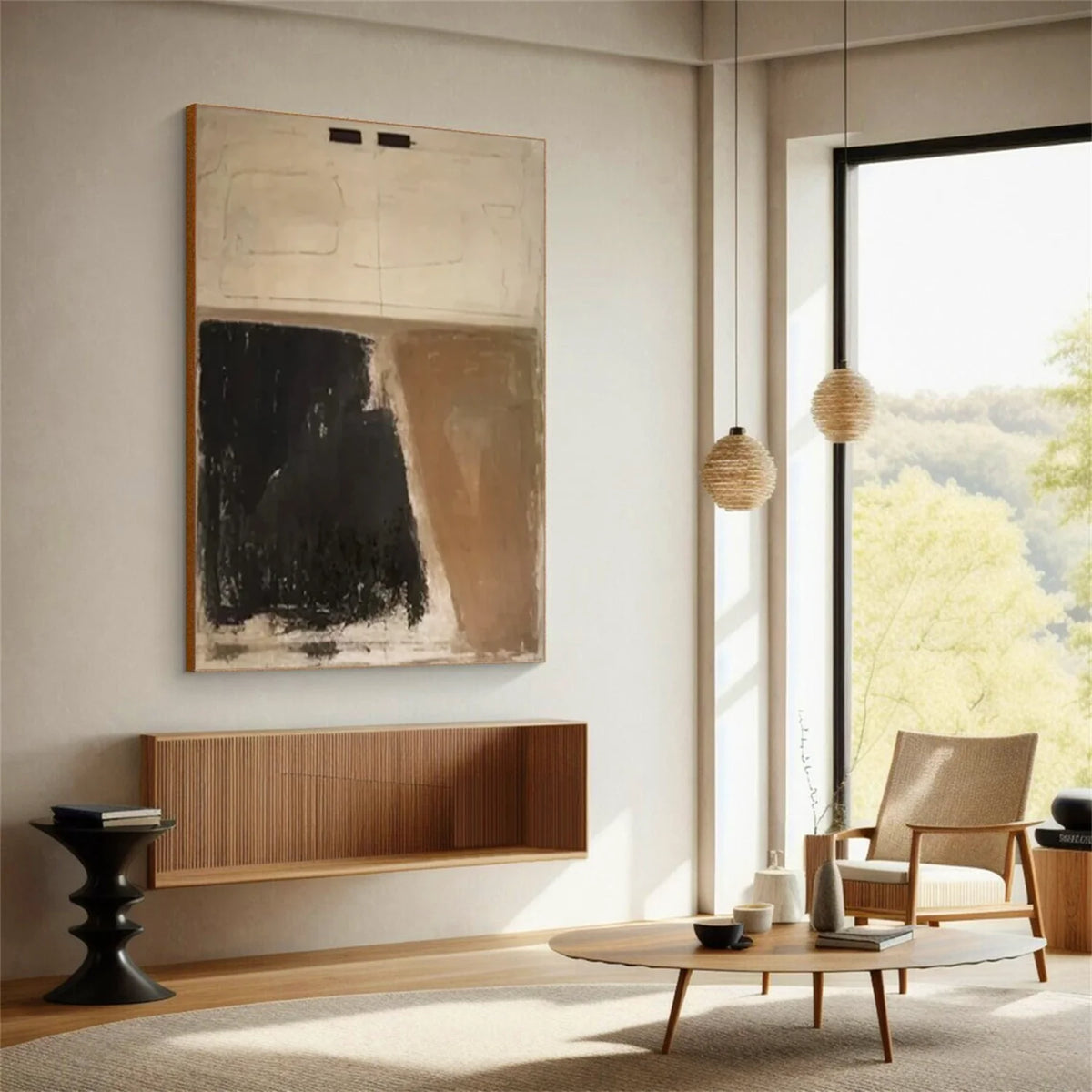 Stylish Abstract Canvas Painting