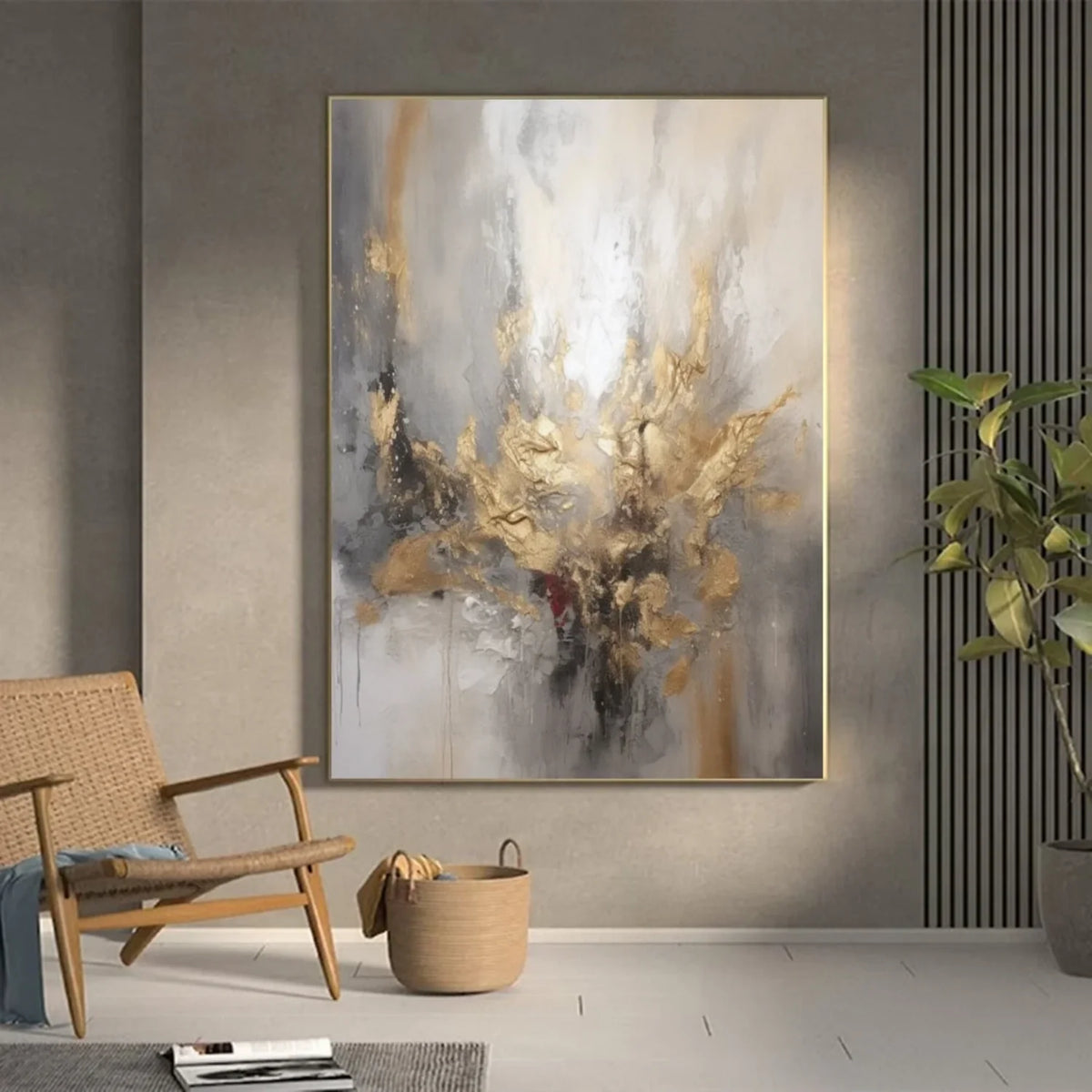 Expressive Modern Abstract Painting
