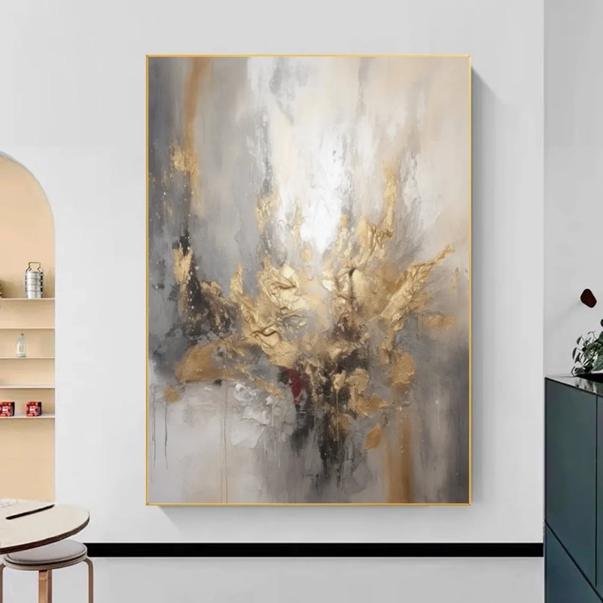 Expressive Modern Abstract Painting