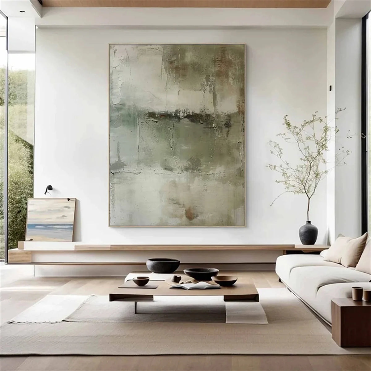 Vibrant Modern Abstract Canvas Painting