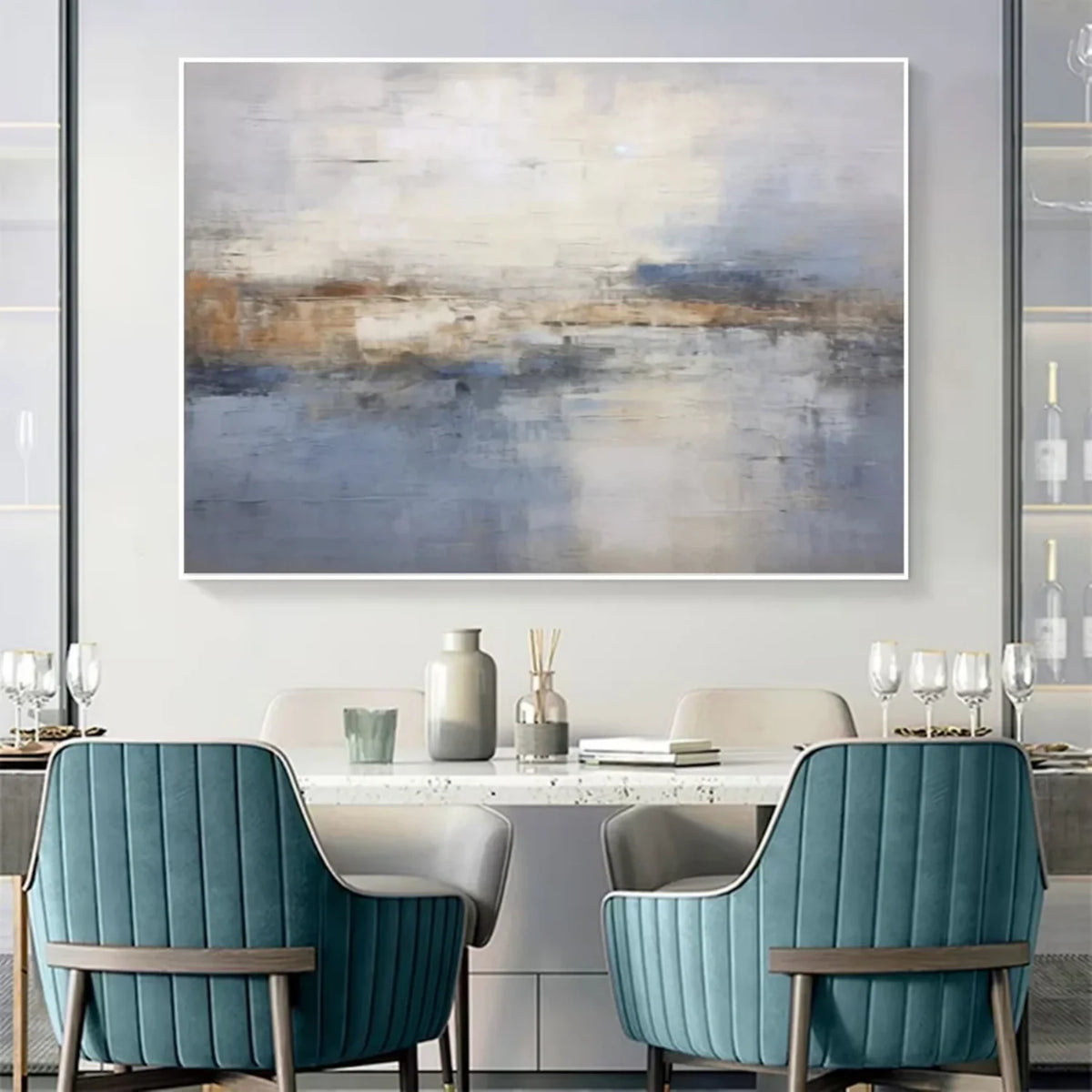 Tranquil Abstract Harmony Canvas Painting