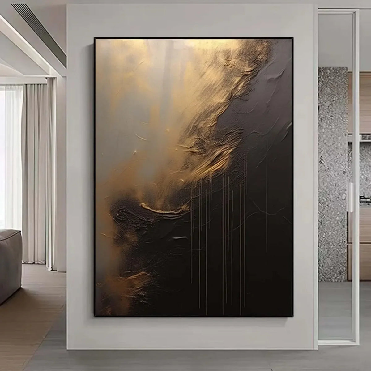 Textured Modern Abstract Canvas Wall Art