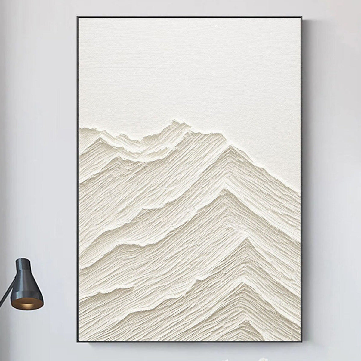 Minimalist Plaster Canvas with Textured Finish