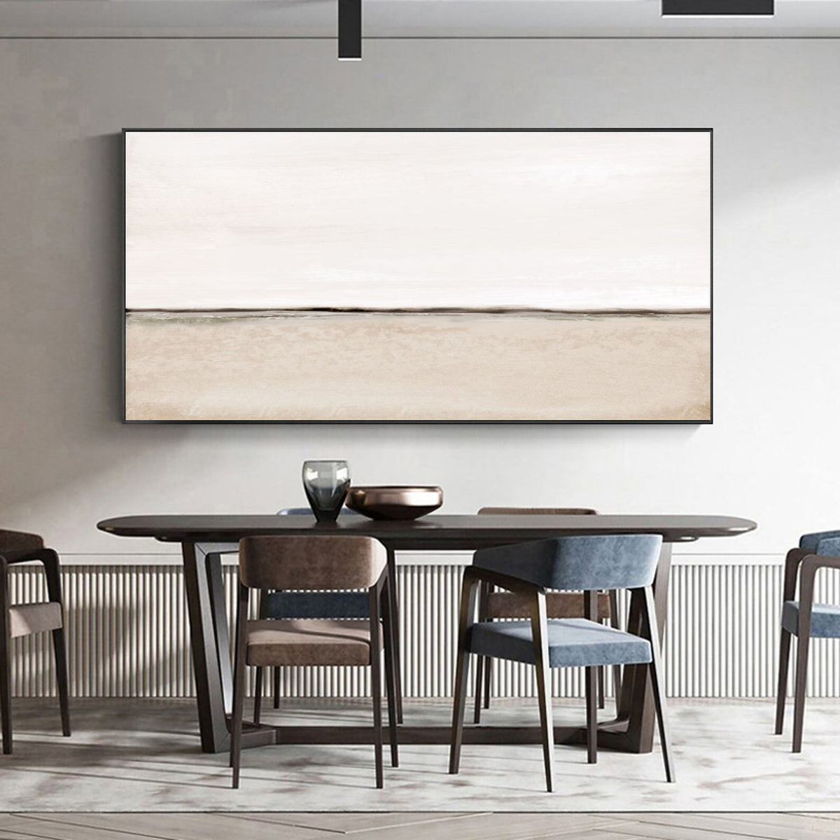 Calm Ocean and Sky Canvas Painting